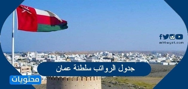 جدول الرواتب سلطنة عمان 2025