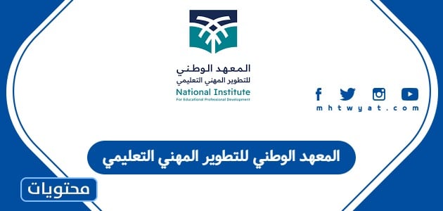 المعهد الوطني للتطوير المهني التعليمي