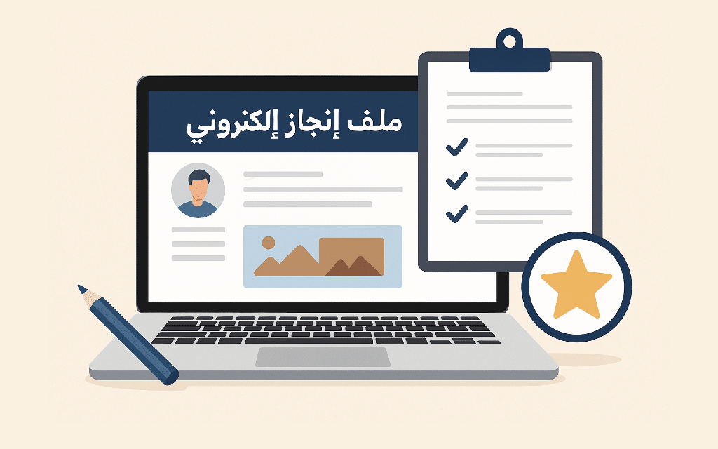 طريقة إنشاء ملف إنجاز إلكتروني بسهولة مذهلة ونتائج فورية