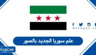 علم سوريا الجديد بالصور