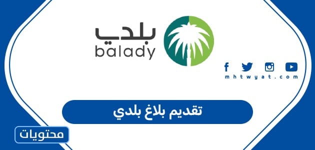 تقديم بلاغ بلدي