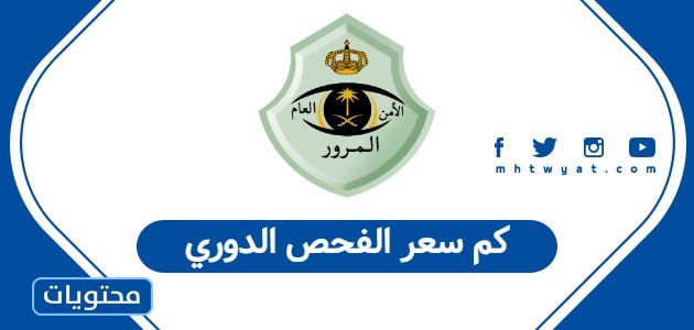 كم سعر الفحص الدوري