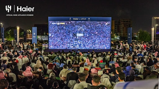 فعالية هاير العالمية المتميزة للرياضة «العب مع الأرقام الأولى» بنظام المتجر المؤقت في الدمام